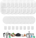 Cat Water Fountain Filter,Dog Water Filter Replacement for 7L/230oz Stainless Steel Dog Fountain,Activated Carbon Dog Water Fountain Filter,8 Set Pet Fountain Filter Replacement for PWF002