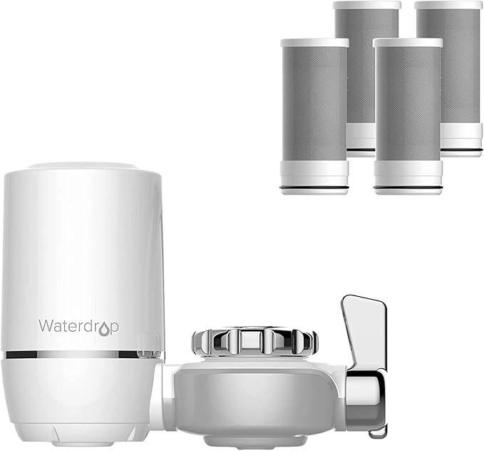 Waterdrop FC-01 Water Filter for Sink Faucet, NSF Certified Water Purifier by Waterdrop