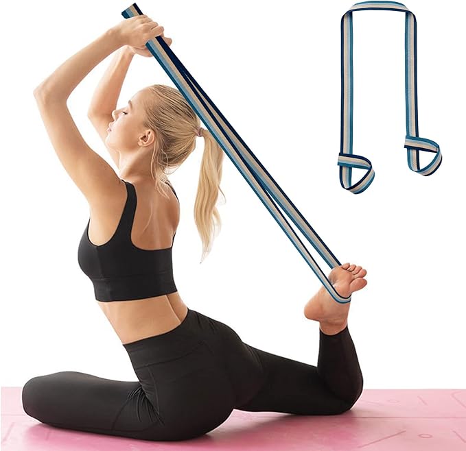 ZOOEASS Yoga Mat Strap, Adjustable Durable Yoga Mat Carrier & Stretching Strap, Multiple Color Choices-FlexoryFit