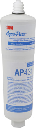 3M Aqua-Pure AP431 Whole House Scale Inhibition Inline Replacement Water Cartridge For System AP430SS, Genuine 3M Replacement Cartridge