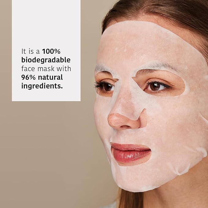 IROHA NATURE Replumping & Anti-Aging Tissue Face Mask (Pack of 15) | With Triple Hyaluronic Acid | Deep Hydration & Anti-Aging Effect | Softer, Calmer Skin | 100% Vegan-FlexoryFit