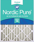 Nordic Pure 20x24x4 (19_3/8 x 23_3/8 x 3_5/8) Pleated MERV 14 Air Filter 1 Pack