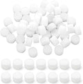 100 PCS Replacement Air Filter Sponge Nebulizer Filters Replacement Round Sponge Air Filter Replacements for Compressor System Accessories White