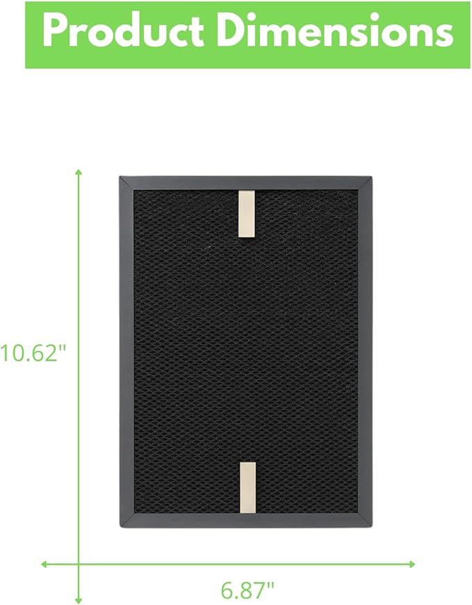 Nispira HRFSK1 HRFSC1 Activated Carbon Filter S Replacement | For Honeywell HPA3000 PowerPlus HPA5000 Insight Series, HRF-R, HRF-A300 | Remove Smoke, Odor, VOCs Chemical | 1 Pack