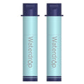Waterdrop Water Filter Straw, Water Purifier Survival for Camping, Travel, Backpacking and Emergency Preparedness, Water Filtration System Survival, 2 Pack, Light Blue