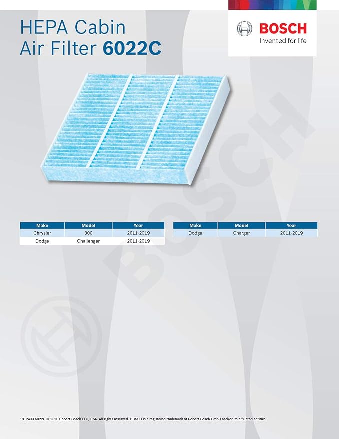 BOSCH 6022C HEPA Cabin Air Filter - Image 6