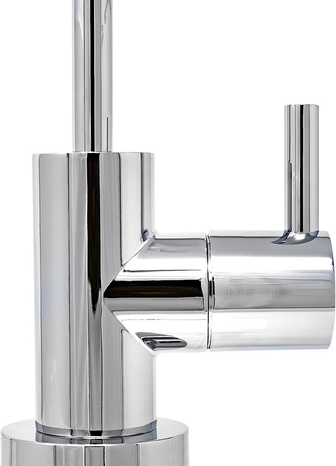 Non Air Gap RO Water Filtration System Water Dispenser Spout (Chrome). Euro Style with Faucet Wrench NSF Certified.