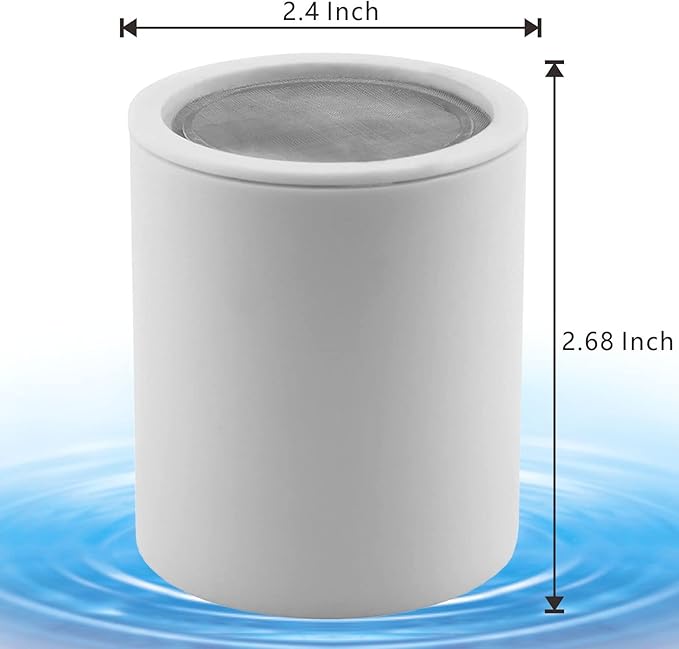 2 Pack 18 Stage Shower Filtered Cartridges, Replacement Multi-Stage Shower Head Filter Cartridge - Longest Lasting High Output Universal Shower Filter Blocks Chlorine & Toxins