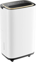 Sweetcrispy 2,000 Sq. Ft. Dehumidifier for Basement, 30 Pints Dehumidifiers for Home with Drain Hose, 74oz Water Tank Portable Quiet Moisture Remover, Ideal for Bedroom & Bathroom
