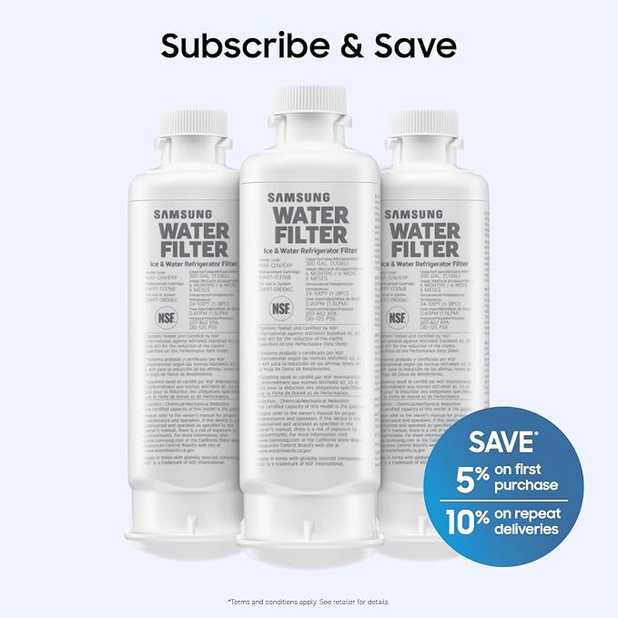 Samsung HAF-QIN/EXP Genuine Refrigerator Water Filter, 6-Month Life, Easy - Image 11