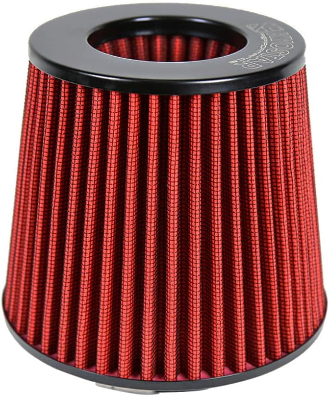 Kyostar Universal RED 3 Inch 76mm Air Intake Cone Filter Replacement Quality Dry Air Filter