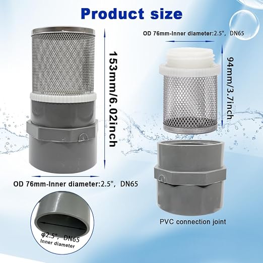 2.5" Stainless Steel Filter DN65/2.5" Suction Strainers Used to Remove Debris - Image 4