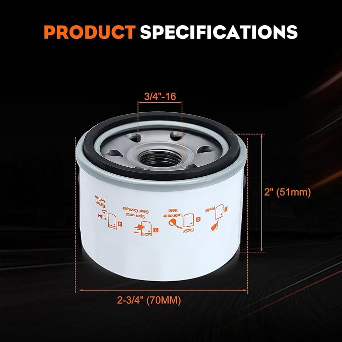 Hipa 951-12690 LT4200 Oil Filter - Image 6