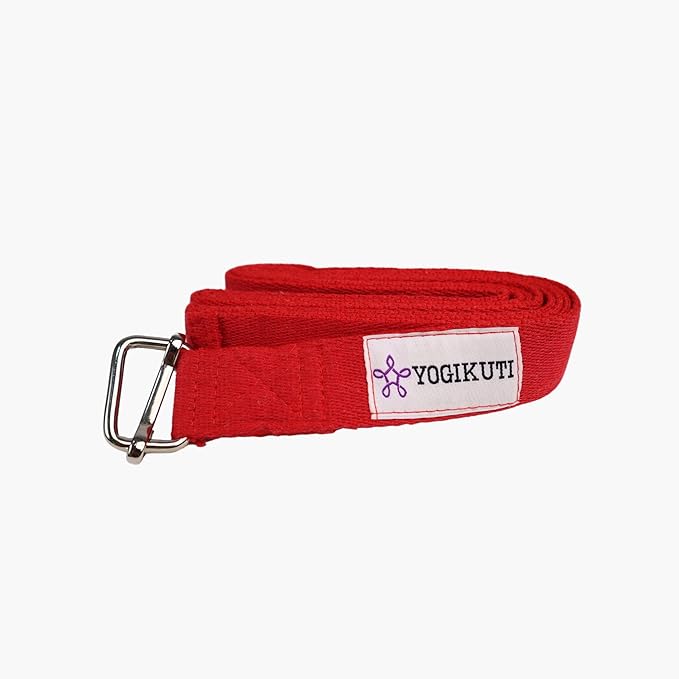 Yoga Strap - Adjustable D-Ring Buckle Yoga Belt for Pilates, Gym Workouts, and Physical Therapy | Improves Sitting Posture for Women & Men-FlexoryFit