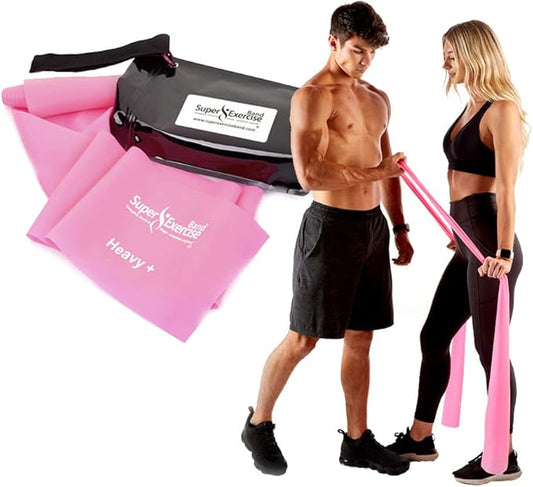 7Ft Long Resistance Bands for Stretching - Resistance Bands Set with Door Anchor - Exercise Bands Including Carry Pouch, E-Book & App - Latex-Free Workout Bands-FlexoryFit