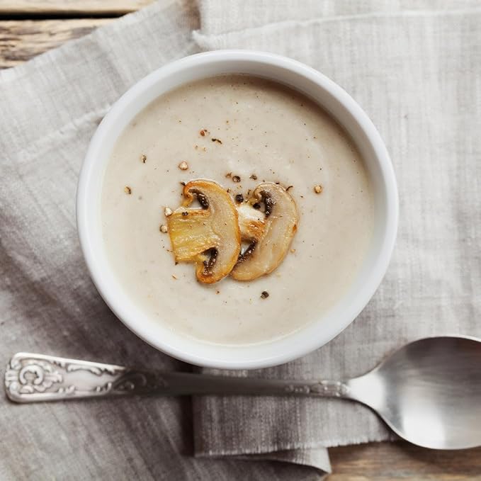 Inspire Creamy Mushroom 15g Protein Instant Soup by Bariatric Eating (5 Packets)-FlexoryFit
