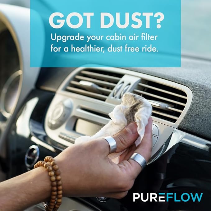 PureFlow Cabin Air Filter PC5764X | Fits 2005-2020 Nissan Frontier, 2005-2012 Pathfinder, 2005-2015 Xterra, 2005-2009 Pickup, 2014-2015 NP300, 2009-2012 Suzuki Equator