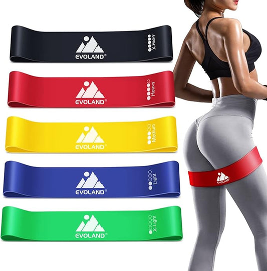 Resistance Bands Set, Workout Bands with Handles, Door Anchor, Ankle Straps and Carry Bag, Exercise Bands for Shape Body and Home Workouts-FlexoryFit