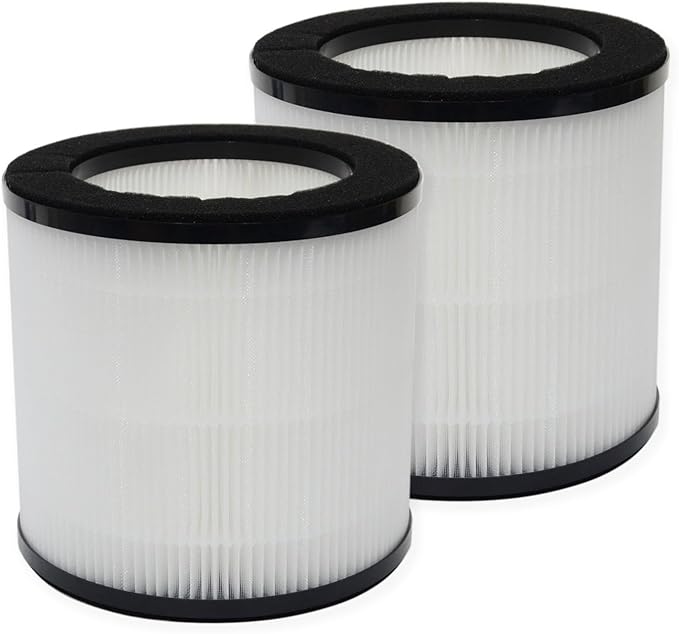 PUREBURG Replacement True HEPA Filters Compatible with TRUSTECH & Air Choice AP-1210 AP1210 Air Purifiers,H13 Air Clean Dust VOCs Odor PM2.5 Smoke,2-Pack