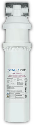 The Answer - 12in Quick Change 3/8in Auto Shut Off Head and Water Filter Combo by ScaleXProReplacementWaterFilters-ScalePreventionforHealthyDrinkingWater