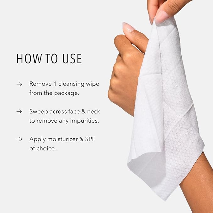 HydroPeptide HydroActive Cleanse, Micellar Facial Cloths, Gently Cleanses Skin, Hydrating and Nourishing, 30 Count-FlexoryFit