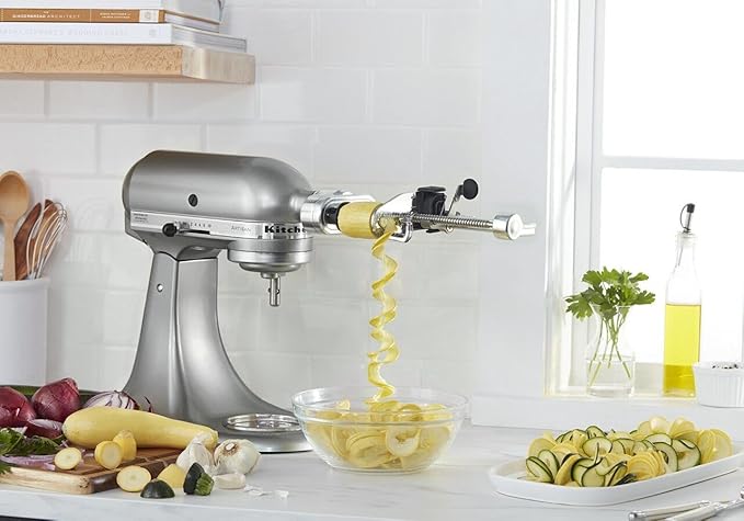 KitchenAid Stand Mixer Attachment, KSM1APC Fruit and Vegetable Spiralizer-FlexoryFit