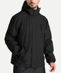 SWISSWELL Mens Rain Jackets Waterproof with Hood Men Windbreaker Jackets Lightweight Rain Coats for Golf Fishing Hiking