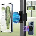 Magnetic Golf Cart Phone Holder Work with Magsafe iPhone 16-12 Series and All Phones, Fits Yamaha, EZGO, Club Car Golf Cart, Alloy Strong Magnetic Phone Mount for Gym, Kitchen, with Metal Ring