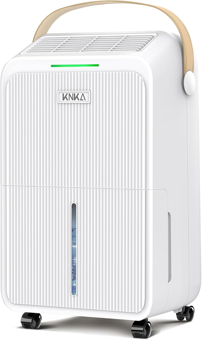 2500 Sq.Ft Dehumidifiers for Home with Drain Hose Max 34 Pints, Dehumidifier for Basement, Bedroom, Bathroom, Large Room, Three Modes, Intelligent Humidity Control, Dry Clothes, 24HR Timer