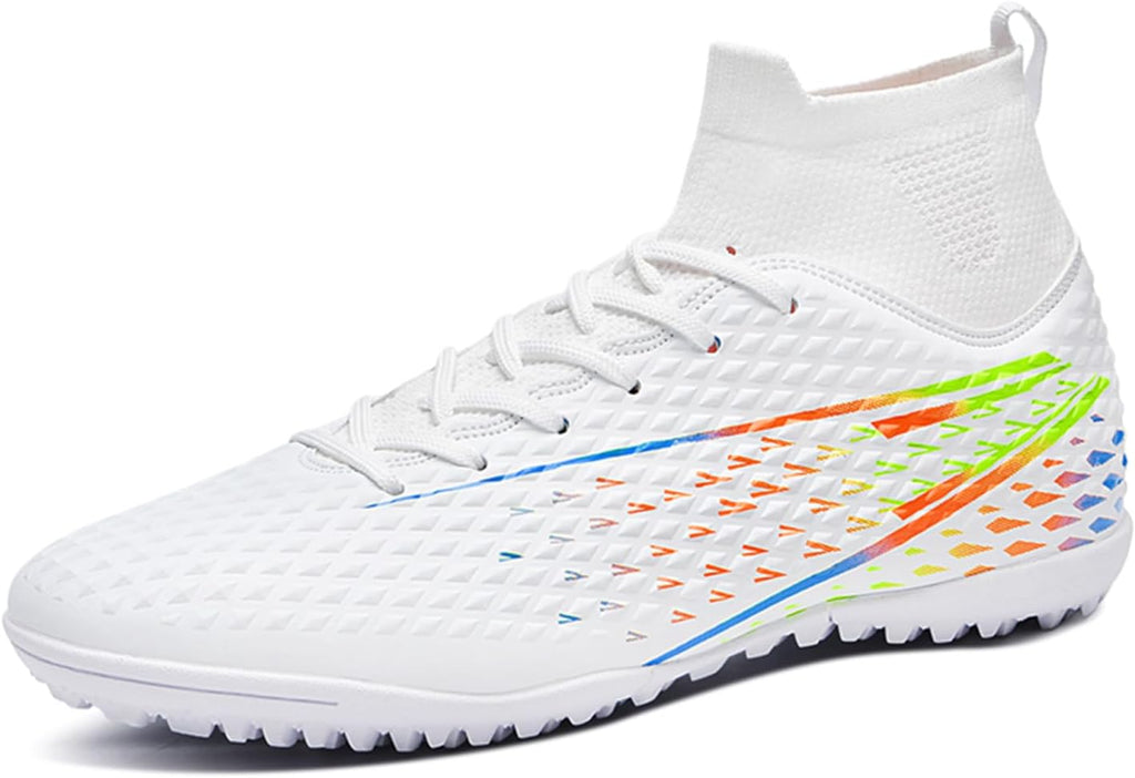 Mens Soccer Cleats Womens Indoor Soccer Shoes Wide Baseball Turf Shoes Adult Youth Rugby Shoes Big Boys Small Spikes AG TF Football Boots