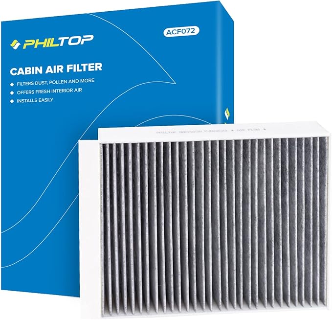 PHILTOP Cabin Air Filter, ACF072 (CF11719) Replaces for C300, C400, C43, CLS450, CLS53, E400, E43, GL350, GL450, GL63, GLC300, GLC350e, GLE300D, GLE350D, GLS350D, ML250, ML350 Filter