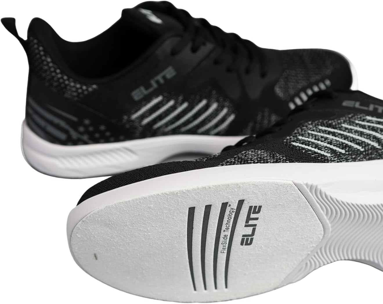 ELITE Men's Freedom USA Flag Bowling Shoes - Universal Sliding Soles, Lightweight, Comfortable with Patriotic Design