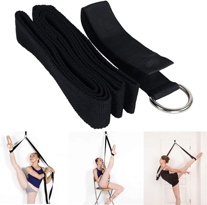 Leg Stretcher, Door Flexibility & Stretching Leg Strap - Great for Ballet Cheer Dance Gymnastics or Any Sport Leg Stretcher Door Flexibility Trainer Premium Stretching Equipment-FlexoryFit