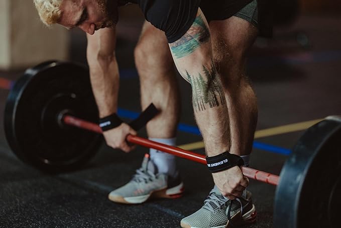 Element 26 Lifting Wrist Straps (Pair) With Guide - Weightlifting & Strength Training Straps for Men and Women-FlexoryFit