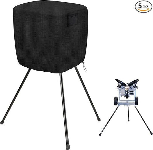 Pitching Machines Cover, Heavy Duty 600D Durable Waterproof Dustproof Covers, Universal Fit for Most Softball/Baseball Machines, All-Weather Indoor/Outdoor Protection( 31 x 29 x 34",Cover Only)
