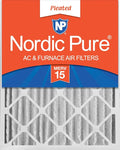 Nordic Pure 20x24x4 (19_3/8 x 23_3/8 x 3_5/8) Pleated MERV 15 Air Filter 1 Pack