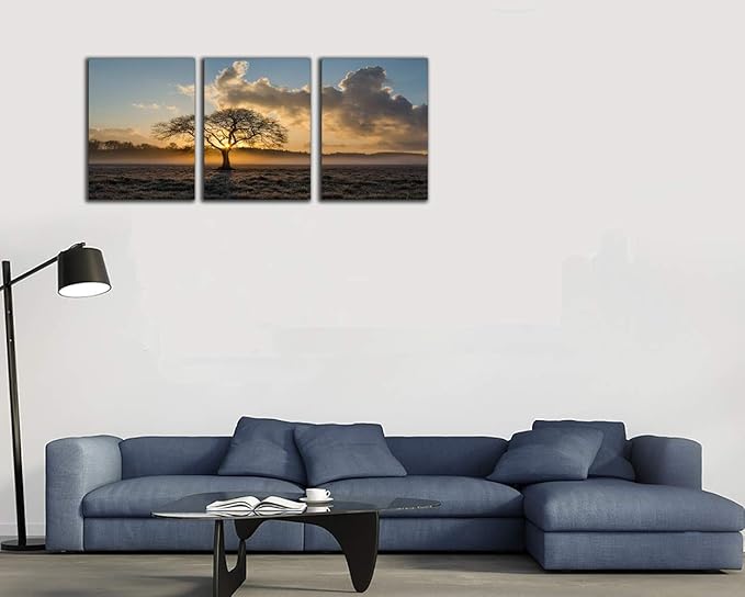 Yetaryy Inspirational Wall Art Tree of Life landscape Motivational Canvas Painting Modern Inspiring Entrepreneur Quotes Posters and Prints Artwork Inspiration Motivation Office Home Decorations-FlexoryFit