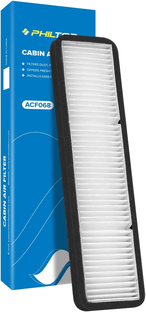 PHILTOP Cabin Air Filter, Replacement for Model 3 2020 2019 2018 2017,Includes Activated Carbon, Premium Air Filter Intake Accessories, Pack of 1