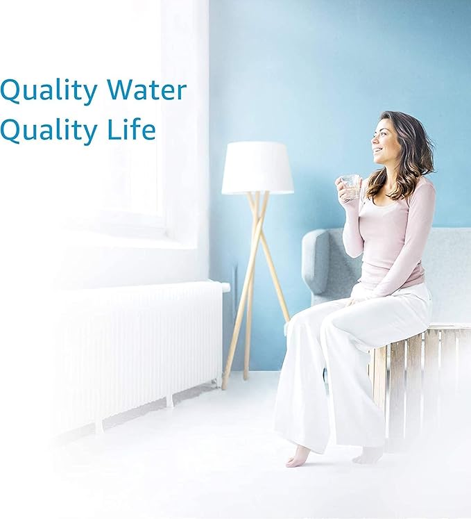 AQUA CREST Water Filter, Intended for Brita® Elite® Water Filter, Pitchers and Dispensers, Everyday, UltraMax, Metro+, XL and More, Lasts 6 Months, 2 Pack