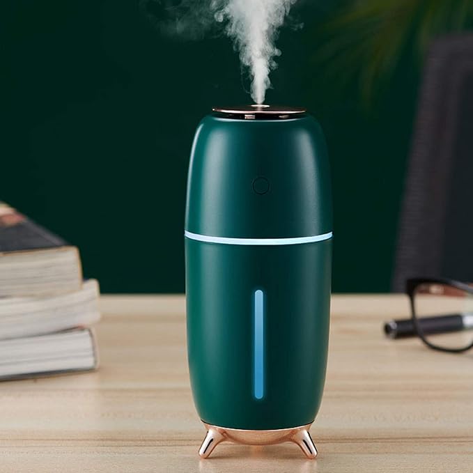 Night Light Humidifier, Mini Air Humidifier USB Night Light Moisture Replenishment for Home Car Office Desktop