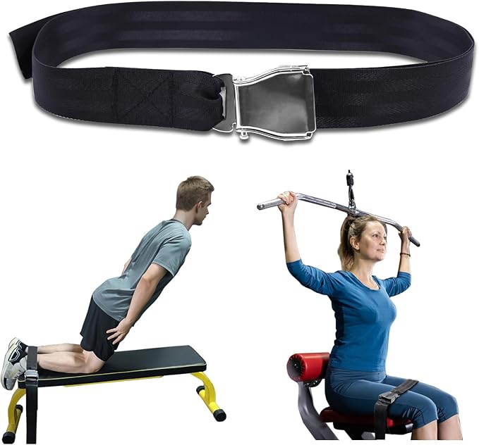Nordic Hamstring Curl Strap with Quick-Release Buckle – Adjustable Leg Strap for Nordic Curls, Leg Extensions & Home Gym Workouts – Easy to Use for Men & Women-FlexoryFit