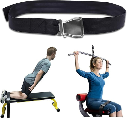 Nordic Hamstring Curl Strap with Quick-Release Buckle – Adjustable Leg Strap for Nordic Curls, Leg Extensions & Home Gym Workouts – Easy to Use for Men & Women-FlexoryFit