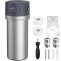 Whole House Water Filter, Stainless Steel Filter Housing, 10"x4.5" Sediment Filter Pre-Filtration System for Well or City Water, 1" or 3/4" NPT Port, 1 Filter