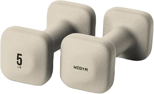 SafeGrip Dumbbells, Anti-Slip, Anti-Roll, Thick Handles, Free Weights, Square Dumbbells for Secure Workouts at Home, Weightlifting, and Personal Training-FlexoryFit