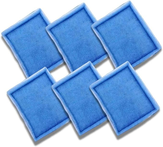6 Pack Replacement Aquarium Filter Cartridge, Fit for Aqua-Tech 20-40/30-60 Gallon Power Filters, for Aqua-Tech EZ-Change #3 Fish Tank Filters