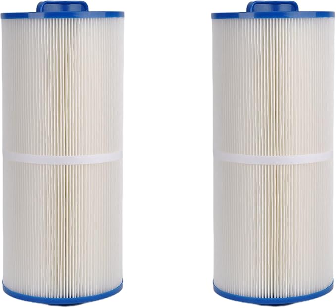 Spa Filter 6CH-960 Replaces Jacuzzi Filters J-300 J-400,Unicel 6CH-960,Pleatco PJW60TL-F2S,Filbur FC-2800,6540-476, 6540-383, Hot Tub Filter with Closed Handle 2 Pack（ Not be Removed）