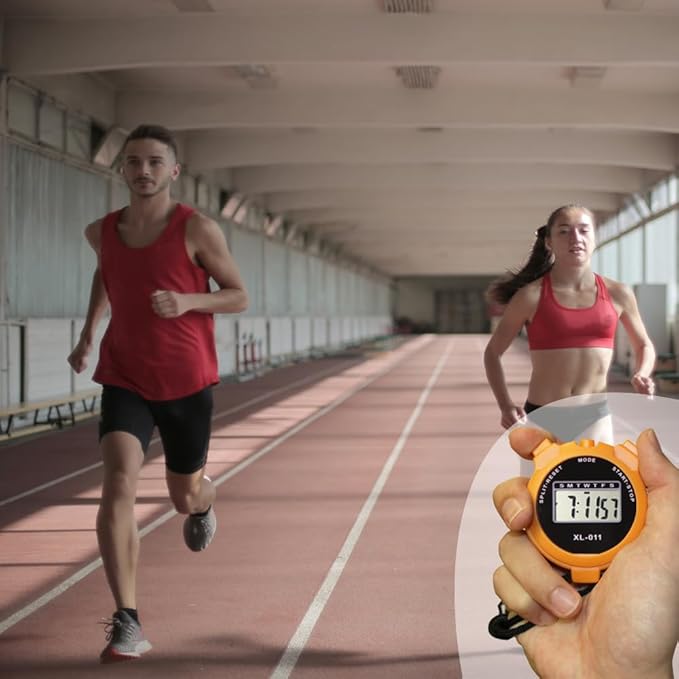 16-Pack Multi-Function Electronic Digital Sport Stopwatch Timer, Large Display with Date Time and Alarm Function, Sports Coaches Fitness Coaches and Referees-FlexoryFit