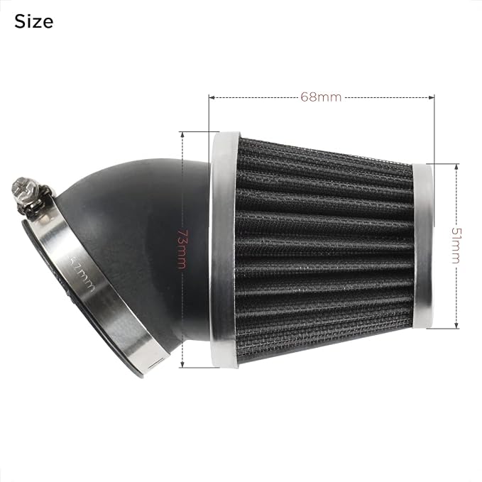 Evermotor 37mm 38mm 39mm Carburetor Cleaner Air Filter Fit in 50cc 70cc 90cc - Image 5