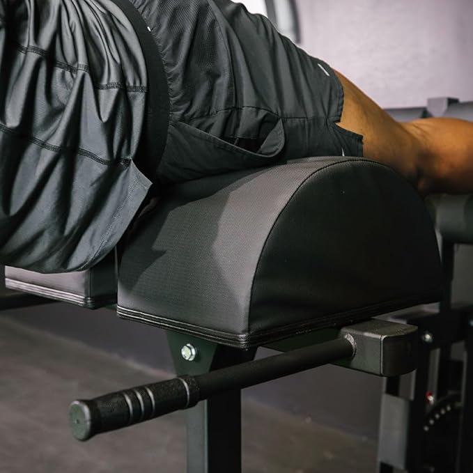 Titan Fitness Glute and Ham Developer, Adjustable GHD Machine, Comfortable Padding, Durable Steel Build, Workout Equipment for Commercial and Home Gym