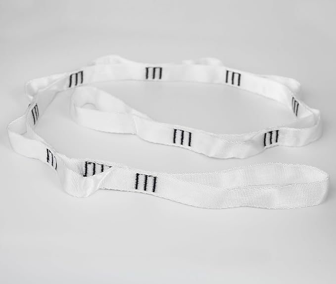 10PCS Nylon Daisy Chain Straps 23 KN for Aerial Yoga Hammock Swing Adjustable Aerial Silk Extender Hanging Rope for Aerial Yoga Belts 3.6FT 5.9FT Long-FlexoryFit